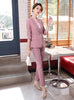 Half Sleeve Suits Women 2022 Summer Temperament Business Formal Pink Blazer And Skirt Office Ladies Work Wear