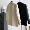 HanOrange 2023 Oblique Button Blazer Women's Spring Autumn Temperament Casual Outfit Suit Jacket