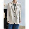 HanOrange 2023 Oblique Button Blazer Women's Spring Autumn Temperament Casual Outfit Suit Jacket