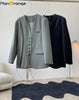 HanOrange Early Autumn Japanese Style Loose Blazer Women Designer Style Neutral Profile Suit Jacket Single Breasted Outwear