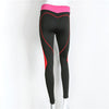Women Sexy Push Up Workout Leggings Peach Heart Shaped Mesh Patchwork Fitness Pants Black Color butt lifting Leggins