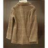 Handmade Women Wool Blazer 90%Wool Plaid Office Lady Blazer 2023 Autumn Winter Two Pocket Jacket Wool Coat Female K631