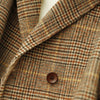 Handmade Women Wool Blazer 90%Wool Plaid Office Lady Blazer 2023 Autumn Winter Two Pocket Jacket Wool Coat Female K631