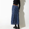 Harajuku Bodycon Skirt Women Y2K Midi Skirts Floral Print High Waist A-Line Skirt Summer E-Girls Vintage 90s Streetwear Skirts
