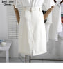 Harajuku Button Up White A-line Denim Jeans Skirt XL XXL Autumn Spring Elegant Women Office Lady Workwear Maxi Denim Skirts