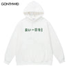 Harajuku Hoodie Sweatshirt Men Japanese Style Graphic Print Casual Loose Pullover Streetwear Autumn Harajuku Hooded Male