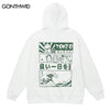 Harajuku Hoodie Sweatshirt Men Japanese Style Graphic Print Casual Loose Pullover Streetwear Autumn Harajuku Hooded Male