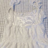 Harajuku Japanese bow tie sexy white lace dress female ins summer Korean  simple solid sweet casual female strap dress
