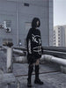 Harajuku Women Alt Emo Tshirts Oversized Long Sleeve E Girl Pullovers Hip Hop Punk Streetwear Tees Black Loose T-Shirt Clothes