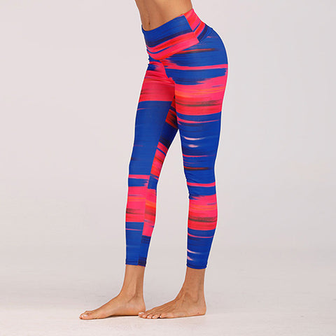 Harajuku Women Sunset Clouds Digital Print Leggings Sexy Push Up Fitness Clothing Sporting Legging Elastic Workout Pants Female