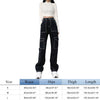 Harajuku Y2K Multi Pockets Patchwork Baggy High Waist Jeans Streetwear 100% Cotton Women Denim Trouser Loose Pants Punk Jeans