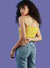 Harajuku vintage sexy retro unif style candy color colorful knitted crop camis crop top YQ-467