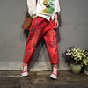 Harem Jeans Denim Pants Trousers Loose for Women Embroidery Big Size Fashion Casual American 2022 80706-1