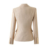 Harley2023  Spring Collection Texure Pattern Formal Jacket Women Blazer