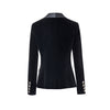 HarleyFall Spring Brief Design Single Buttons  Black/Blue Velvet Basic Slim Women Blazers Casual Jackets