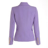 Harley Women Classic Design Slim Purple Blazer Candy Color All-match Stunning Casual Blazers Fit Jackets