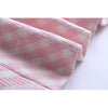 HarleyWinter Warm Tweed Fabric  Designer Plaid Pattern Street Pink Thick Jacket Women Blazers