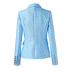 HarleyStreet  Texture Bodycon 2023 Women Blazer Hommes Popular Jacket