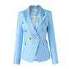 HarleyStreet  Texture Bodycon 2023 Women Blazer Hommes Popular Jacket