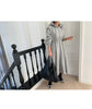 MATAKAWA Autumn and Winter Elegant Hooded Zipper Woman Dress High Waist Big Swing Femme Robe Korea Chic Sweatshirt Long Dresses