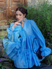 VGH Korean Patchwork Bowknot Dress For Women V Neck Long Sleeve Solid Casual Loose Mini Dresses Female 2023 Clothing New