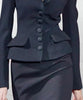 Women's Set 2023 Spring Autumn Business Suit Women Black Blazer Coat+Midi Pencil Skirt Set Suit Female 2 Piece Set