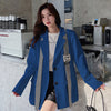 Hemu Casual Suit Jacket Women Spring Autumn 2023  Short Top Single Breasted Coat Elegant Outwear Topstops Long Sleeve Blazer