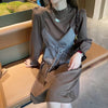 Hepburn Suspenders Waistcoat Dress Two-Piece Set