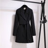 Hepburn style French trench coat women's 2023 autumn large size women's loose cover