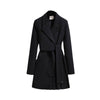 Hepburn style French trench coat women's 2023 autumn large size women's loose cover