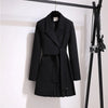 Hepburn style French trench coat women's 2023 autumn large size women's loose cover