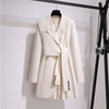 Hepburn style French trench coat women's 2023 autumn large size women's loose cover
