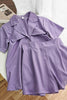 Hepburn style suit light cooked style casual suit collar cardigan shirt straight shorts two-piece children's suit
