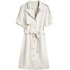 Hepburn suit dress women's short sleeve French summer 2022 slim waist dress