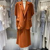 Heydress Office Lady Korean Suits Blazers Sets Women Summer Thin Loose Pockets Outwear+High Waist Skirts 2 Pieces Sets