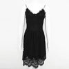 Heyouthoney boho Elegant Spaghetti Strap Cute Women sundress Summer Dress Beach Dresses white black Sexy sleeveless Vestidos