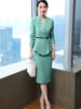 High-End Professional Skirt Suits Women Temperament Autumn Winter Formal Slim Blazer Sets Office Ladies Business Work Wear