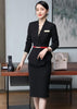 High-End Professional Skirt Suits Women Temperament Autumn Winter Formal Slim Blazer Sets Office Ladies Business Work Wear