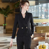 High End Professional Suits Women Autumn Temperament Business Formal Slim Blazer And Skirt Office Ladies Work Wear