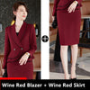 High End Professional Suits Women Autumn Temperament Business Formal Slim Blazer And Skirt Office Ladies Work Wear