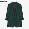 High Quality 2022 Basic Jacket Blazer Women Suit Cardigan Puff Sleeve Ladies Autunm Brand Coats Casual blazer female Office