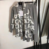 Autumn And Winter Women&#39;s Knitted Suit Letter Sweater + Wide Leg Pants + Cape Long Scarf 3-piece Set