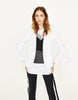High Quality Autumn White blazer Women 2022 female flare sleeve tailored one-piece suit jacket female outerwear