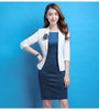 High Quality Blazers Autumn Spring Women Blazer Elegant Long Sleeve Women Blazers White Office Slim Ladies Suits Jackets WB1