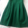 High Quality Brief New Female Green Sleeveless Slim Dress Women's Elegant Vintage Cotton Casual Short Dresses With Necklace