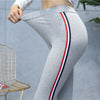 High Quality Cotton Leggings Side stripes Women Casual Legging Pant Plus Size 2XL High Waist Fitness Leggings Plump Female