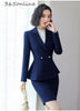 Fabric Formal Women Business Suits with Skirt and Jackets Coat for Ladies Office Blazers Autumn Winter OL Styles