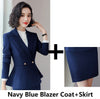 Fabric Formal Women Business Suits with Skirt and Jackets Coat for Ladies Office Blazers Autumn Winter OL Styles