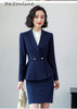 Fabric Formal Women Business Suits with Skirt and Jackets Coat for Ladies Office Blazers Autumn Winter OL Styles