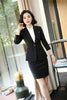 Fabric Formal Women Business Suits with Skirt and Tops and Vest & Waistcot for Ladies Blazers Autumn Winter Sets